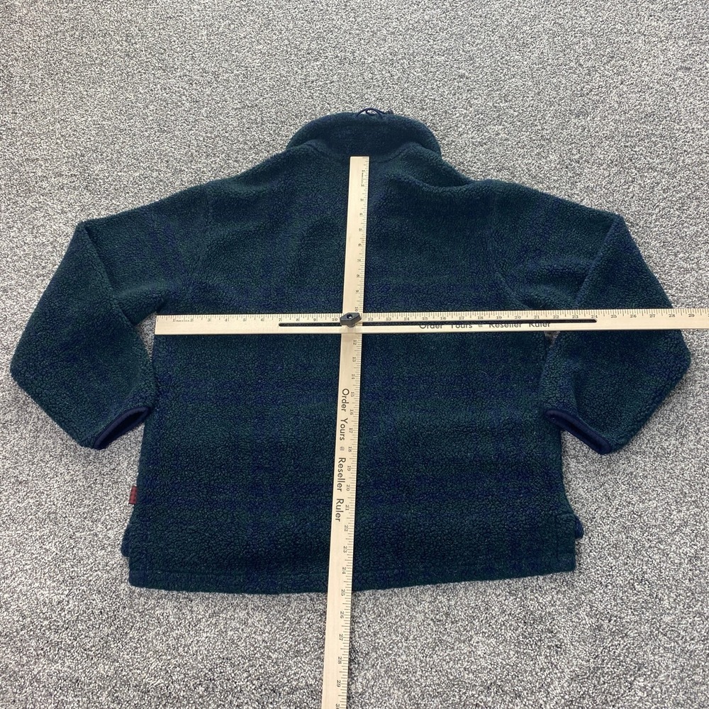 VTG Woolrich Sweater Womens S Green Icelandic Nordic‎ Fair Isle Sweatshirt USA - Picture 8 of 12